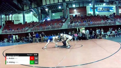 126 lbs Round 7 (8 Team) - Cayden Hilding, North Platte vs Logan Avalon, Garden City