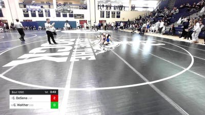 127 lbs Consi Of 8 #2 - Charlie DeSena, Lake Highland Prep vs Colin Walther, Conwell Egan