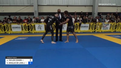 JOHN TAYLOR COMBS vs VALDIR ARAUJO DE LIMA JÚNIOR 2021 Pan IBJJF Jiu-Jitsu No-Gi Championship