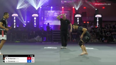 Keith Krikorian vs Joshua Cisneros 2022 ADCC West Coast Trial