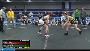 130 lbs Finals (2 Team) - Ben Roberts, Ranger WC vs Ian Ramsey, Virginia Team Predator