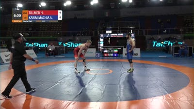 97 kg Hayden Nicholas ZILLMER, USA vs Alireza Mohammad KARIMI, IRI
