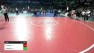 70 lbs Semifinal - Georgie Dipsey, Ruthless vs Joseph Messina, Ruthless
