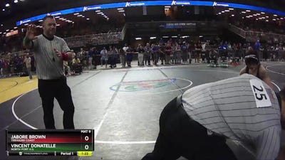 165 3A Semifinal - VINCENT DONATELLE, North Port H.S. vs Jabore Brown, Treasure Coast
