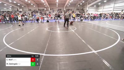 85 lbs Rr Rnd 3 - Chris Wolf, Team Gotcha Blue vs Matthew DeAngelo, Terps Xpress