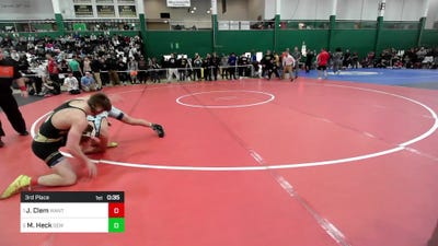 131 lbs 3rd Place - Joseph Clem, Wantagh vs Marcus Heck, Wyoming Seminary