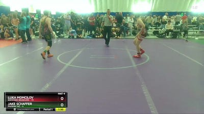 110 lbs Round 4 (8 Team) - Luka Momcilov, Backyard Brawlers vs Jake Schaffer, Phoenix WC