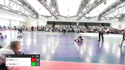 73 lbs Rr Rnd 1 - Samuel Mazin, Red Nose WC vs Jackson Ferrone, Triumph MS