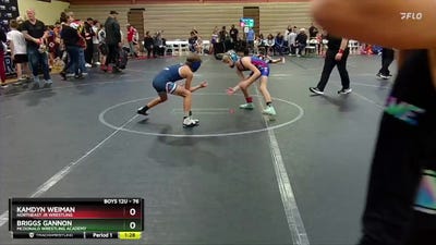 76 lbs 5th Place Match - Briggs Gannon, McDonald Wrestling Academy vs Kamdyn Weiman, Northeast Jr Wrestling