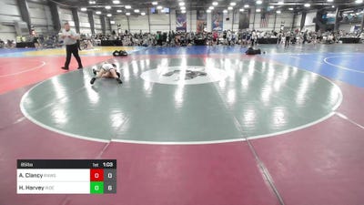 85 lbs Rr Rnd 1 - Ayden Clancy, RedNose Wrestling School - MS vs Hunter Harvey, Ride Out Wrestling Club