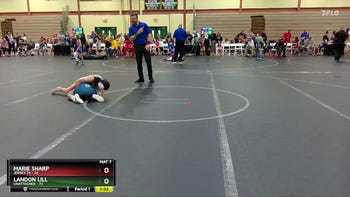 105-110 lbs 3rd Place Match - Marie Sharp, Jersey 74 vs Landon Lill, Unattached