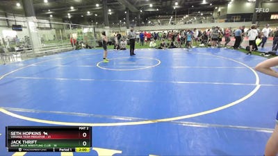 95 lbs Cons. Round 2 - Seth Hopkins 🐐, Virginia Team Predator vs Jack Thrift, Great Neck Wrestling Club