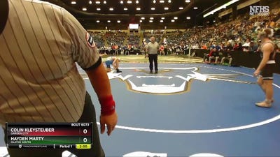 6A-165 lbs Champ. Round 1 - Colin Kleysteuber, Garden City vs Hayden Marty, Olathe South