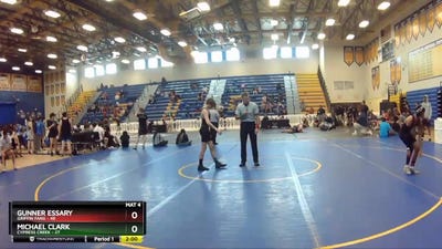 106 lbs Round 2 (8 Team) - Gunner Essary, Griffin Fang vs Michael Clark, Cypress Creek