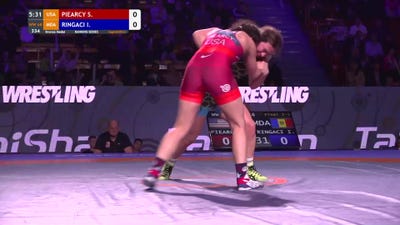 68kg Bronze - Solin Piearcy, USA vs Irina Ringaci, MDA