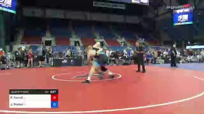 285 lbs Quarterfinal - Parker Ferrell, Virginia vs Jacob Walker, Iowa