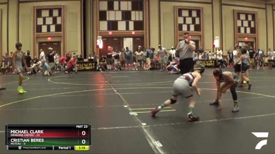96 lbs Round 5 (6 Team) - Michael Clark, Dragons United vs Cristian Beres, M2TCNJ