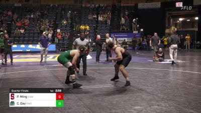 285 lbs Quarterfinal - Peter Ming, Stanford vs Cory Day, Binghamton