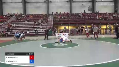 125 kg Round Of 32 - Brandon Whitman, Tar Heel Wrestling Club vs John Wiese, Oklahoma Regional Training Center