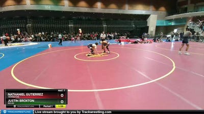 126 lbs Champ. Round 1 - Nathaniel Gutierrez, Yerington vs Justin Broxton, Kelso