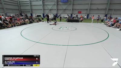 88 lbs Quarters & 1st Wb (16 Team) - Cooper Mcarthur, Georgia BLACK vs RJ Phelan, Team Virginia