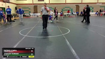 64 lbs 3rd Place Match - Stephen Durham, Mat Ratz vs Patrick O`Neill, Virginia Patriots