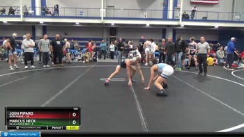 115 lbs Finals (2 Team) - Josh Piparo, Iron Horse vs Marcus Heck, PA Alliance Red