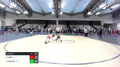 97 lbs Rr Rnd 2 - Chris Wolf, Centurion Wrestling vs Colton Schultz, Team Demolition Elite