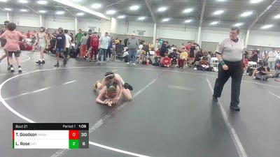 76 lbs Round 5 (10 Team) - Liam Rose, Diamond Fish vs Tate Goodson, Machine Shed