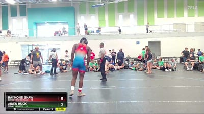 175 lbs Round 3 (4 Team) - Raymond Shaw, Beebe Trained Blue vs Aiden Buck, Funky Monkey