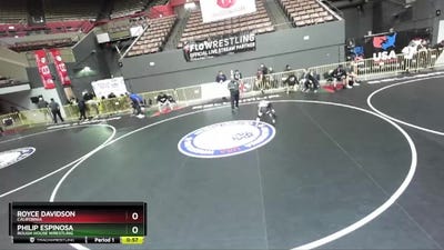 53 lbs Champ. Round 2 - Philip Espinosa, Rough House Wrestling vs Royce Davidson, California