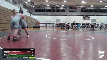 285 lbs 3rd Place Match - Braeden Fluke, Averett vs William Longhurst, Averett